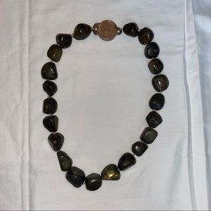 Mexican green labradorite necklace